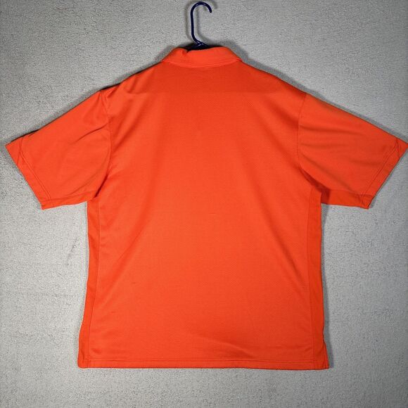 Florida Gators Nike Team Polo Men’s Size XL Orange Center Logo Sphere Dry UF - Picture 10 of 14
